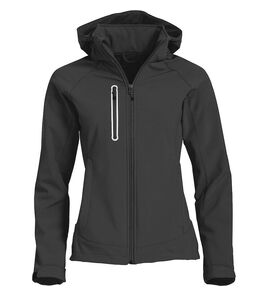 Hovedminiatyrbilde av Dark Grey Clique Milford Softshelljakke Dame