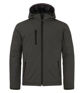 Hovedminiatyrbilde av Dark Grey Clique Vattert Hoody Softshelljakke