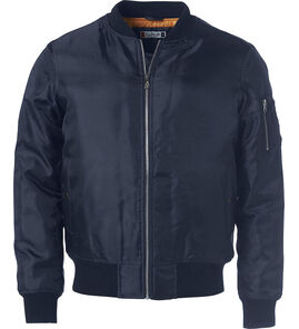 Hovedminiatyrbilde av Dark Navy Clique Bomber Jakke