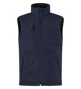 Hovedminiatyrbilde av Dark Navy Clique Vattert Softshellvest