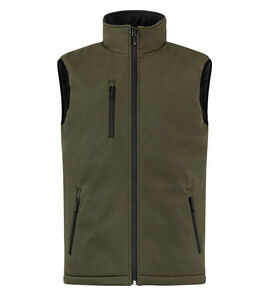 Hovedminiatyrbilde av Fog Green Clique Vattert Softshellvest