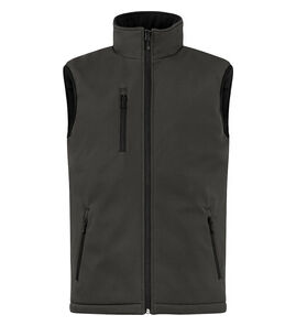 Hovedminiatyrbilde av Dark Grey Clique Vattert Softshellvest
