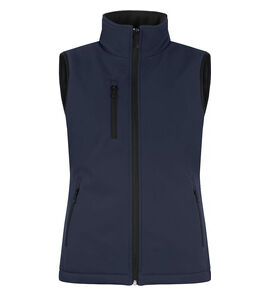 Hovedminiatyrbilde av Dark Navy Clique Vattert Softshellvest Dame