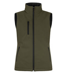 Hovedminiatyrbilde av Fog Green Clique Vattert Softshellvest Dame