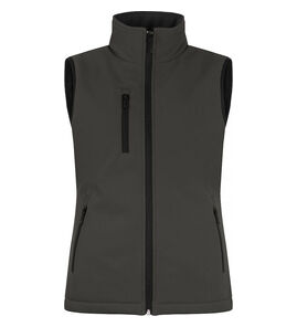 Hovedminiatyrbilde av Dark Grey Clique Vattert Softshellvest Dame