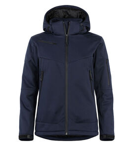 Hovedminiatyrbilde av Dark Navy Clique Grayland Vattert Softshelljakke Dame