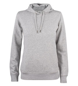 Hovedminiatyrbilde av Grey Melange Clique Premium Økologisk Bomull Hettegenser Dame