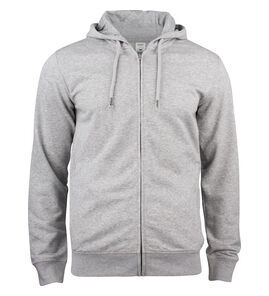 Hovedminiatyrbilde av Grey Melange Clique Premium Økologisk Bomull Hettejakke