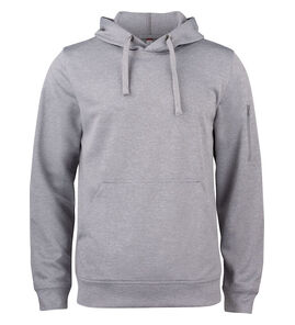 Hovedminiatyrbilde av Grey Melange Clique Basic Active Hettegenser