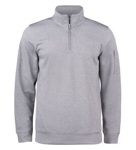 Hovedminiatyrbilde av Grey Melange Clique Basic Active Half-Zip Genser