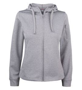 Hovedminiatyrbilde av Grey Melange Clique Basic Active Hettejakke Dame