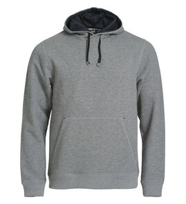 Hovedminiatyrbilde av Grey Melange Clique Classic Hettegenser