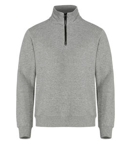 Hovedminiatyrbilde av Grey Melange Clique Classic Half-Zip Genser