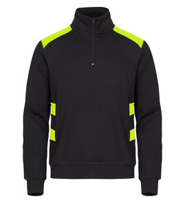 Hovedminiatyrbilde av Visibility Yellow Clique Ambition Half-Zip Genser