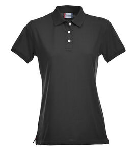 Hovedminiatyrbilde av Black Clique Stretch Premium Poloskjorte Dame