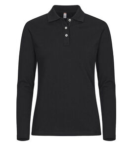 Produktbilde for Clique Stretch Premium Langermet Poloskjorte Dame