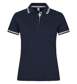 Hovedminiatyrbilde av Dark Navy/White Clique Astoria Poloskjorte Dame