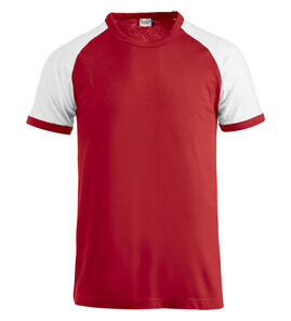 Hovedminiatyrbilde av Red/White Clique Raglan-T T-skjorte