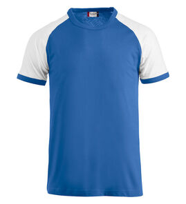 Hovedminiatyrbilde av Royal Blue/White Clique Raglan-T T-skjorte