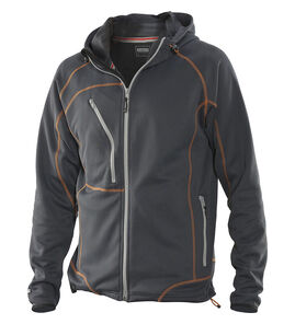 Hovedminiatyrbilde av Grey/Orange Jobman 5152 Hettejakke