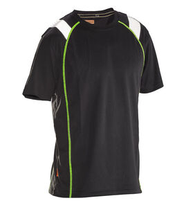 Hovedminiatyrbilde av Black/HV Yellow Jobman 5620 Vision Spun Dye T-skjorte