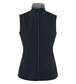 Hovedminiatyrbilde av Dark Navy Printer Trial Softshellvest Dame