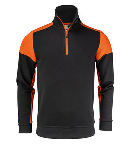 Hovedminiatyrbilde av Black/Orange Printer Prime Half-Zip Genser