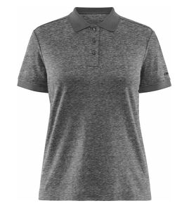 Hovedminiatyrbilde av Dk Grey Melange Craft CORE Blend Poloskjorte Dame