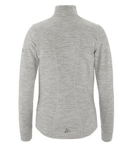 Hovedminiatyrbilde av Grey Melange Craft PRO Explore Wool Midlayer Jakke Dame