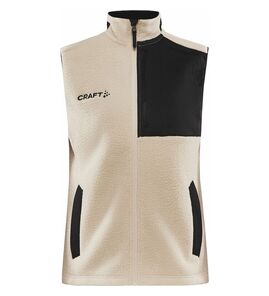Hovedminiatyrbilde av Ecru/Black Craft ADV Explore Pile Fleecevest Dame