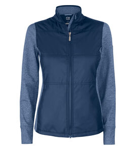 Hovedminiatyrbilde av Dark Navy Cutter & Buck Stealth Collegejakke Dame