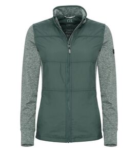 Hovedminiatyrbilde av Pine Green Cutter & Buck Stealth Collegejakke Dame