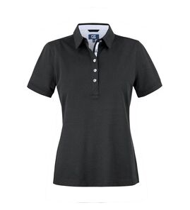 Hovedminiatyrbilde av Black Cutter & Buck Advantage Premium Poloskjorte Dame