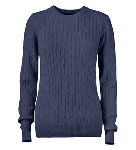 Hovedminiatyrbilde av Navy Melange Cutter & Buck Blakely Strikkegenser Dame