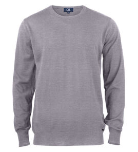 Hovedminiatyrbilde av Grey Melange Cutter & Buck Kennewick Strikkegenser