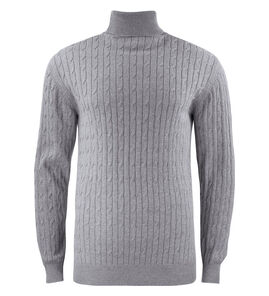 Hovedminiatyrbilde av Grey Melange Cutter & Buck Blakely Turtleneck Strikkegenser