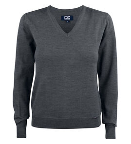 Produktbilde for Cutter & Buck Everett V-hals Strikkegenser Dame