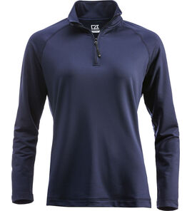 Hovedminiatyrbilde av Dark Navy Cutter & Buck Coos Bay Half-Zip Genser Dame