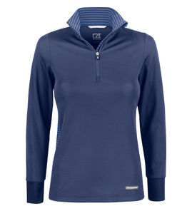 Hovedminiatyrbilde av Dark Navy Cutter & Buck Traverse Half-Zip Genser Dame