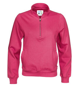 Hovedminiatyrbilde av Dark Cerise Cottover Half-Zip Genser