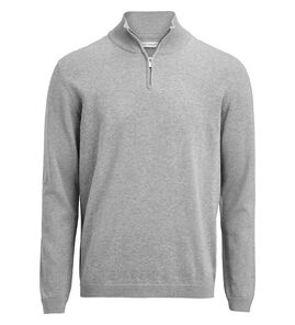 Hovedminiatyrbilde av Grey Melange J. Harvest Ashland Half-Zip Strikkegenser
