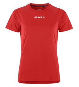 Hovedminiatyrbilde av Bright Red Craft Teamwear Rush 2.0 T-skjorte Dame