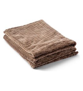 Hovedminiatyrbilde av Nougat Kosta Linnewäfveri Jaquard Fleece Pledd