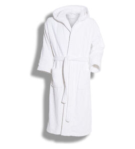Hovedminiatyrbilde av White Kosta Linnewäfveri Frotté Morgenkåpe