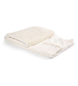 Hovedminiatyrbilde av White Kosta Linnewäfveri Nordby Fuskepels Pledd