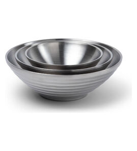 Produktbilde for Örrefors Jernverk 3-pk Dobbeltvegget Rustfritt Stål Boller