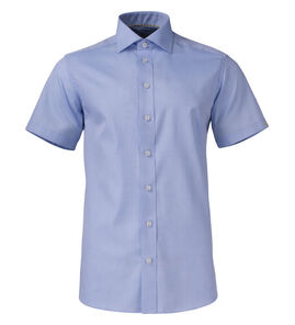 Hovedminiatyrbilde av Sky Blue J. Harvest & Frost Yellow Bow 50 Kort Erm Slim Fit Skjorte