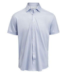 Hovedminiatyrbilde av Sky Blue J. Harvest & Frost Indigo Bow 132 Kort Erm Skjorte