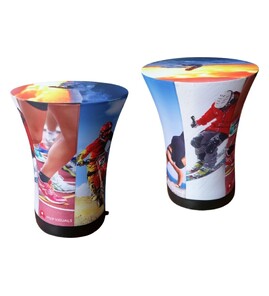 Produktbilde for Mikkeli Fullfargetrykket Oppblåsbart Rundt Bord