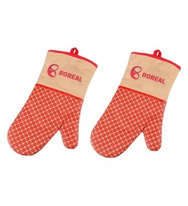 Produktbilde for Evonne Bomull Grytevotter med Anti-Slip Silikongrep